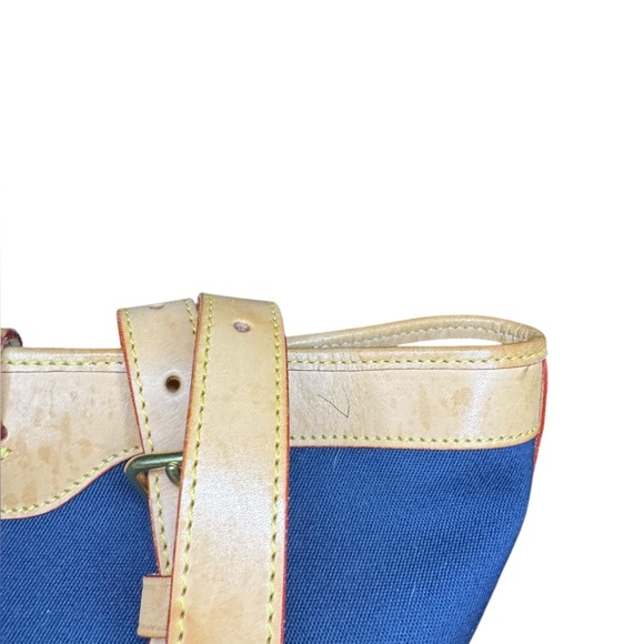 Dooney USA Cabriolet Canvas and Leather Bucket Bag - Picture 11 of 13